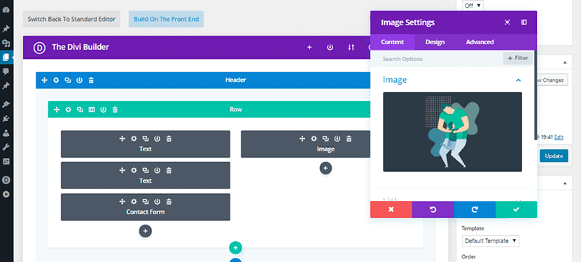 constructor visual divi